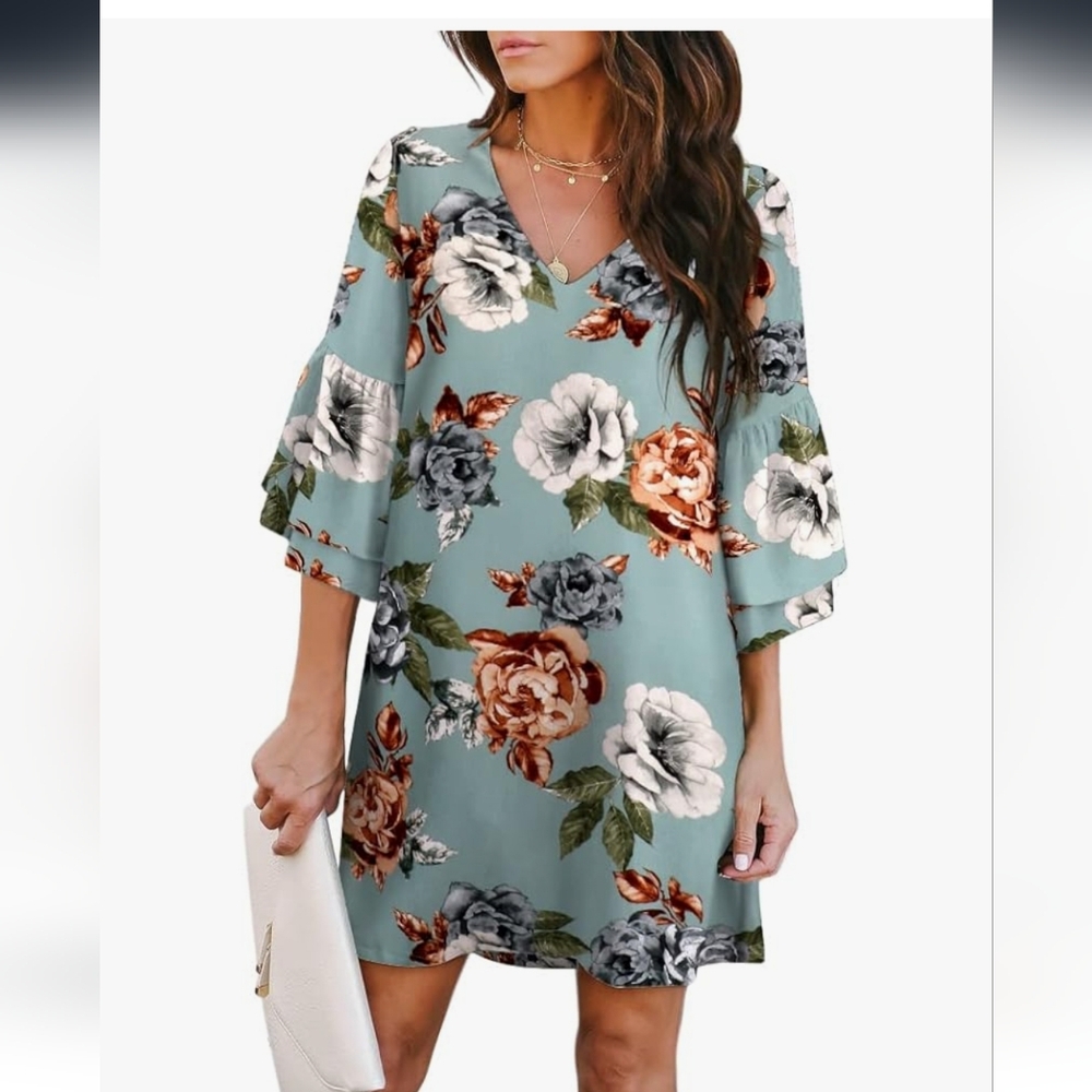 Womens Medium Floral Summer Dresses